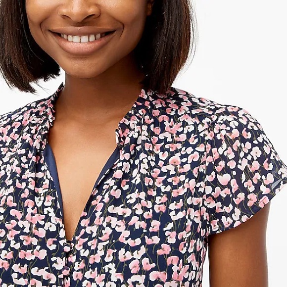 JCrew • Ruffleneck button-up shirt - Picture 4 of 4